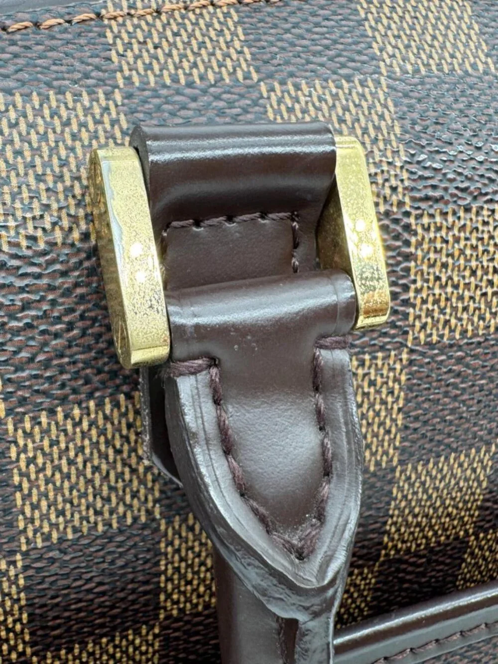 Louis Vuitton  Damier Sarria Horizontal Satchel Bag Brown